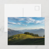 Mountains Spitzingsee Lake, Swiss Alps Briefkaart (Voorkant / Achterkant)