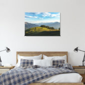 Mountains Spitzingsee Lake, Swiss Alps Canvas Afdruk (Insitu (Slaapkamer))