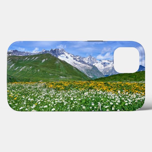 Mountains | Swiss Alps Valley Spring Case-Mate iPhone Case (Achterkant (horizontaal))