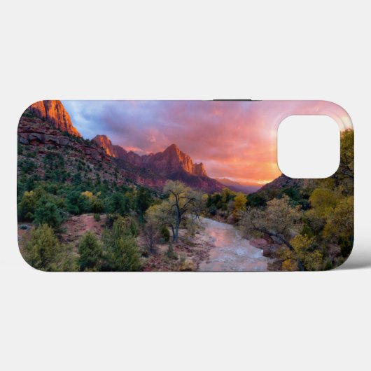 Mountains | The Watchman Zion Nathional Park Utah Case-Mate iPhone Case (Achterkant (horizontaal))