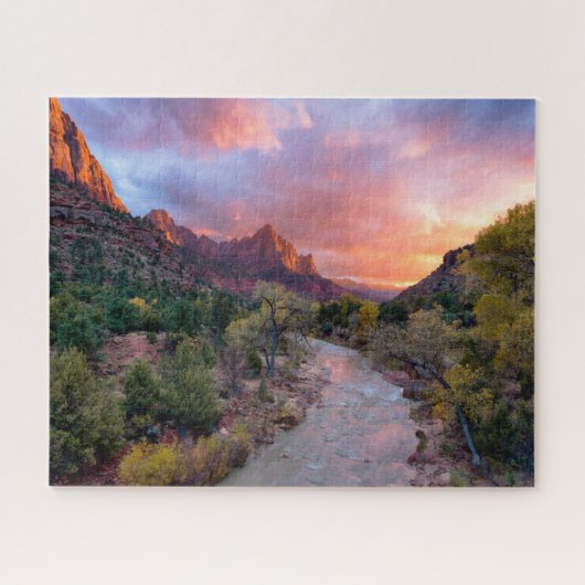 Mountains | The Watchman Zion Nathional Park Utah Legpuzzel (Horizontaal)