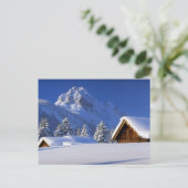 Mountains Winter Snow Briefkaart (Staand voorkant)