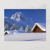 Mountains Winter Snow Briefkaart (Voorkant)