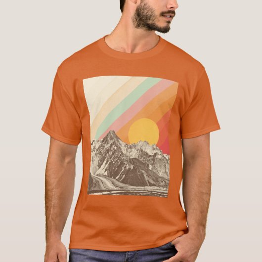 Mountainscape 1 family friend t-shirt (Voorkant)