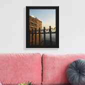 Mountaintop Hotel Canvas Afdruk (Insitu (Woonkamer))