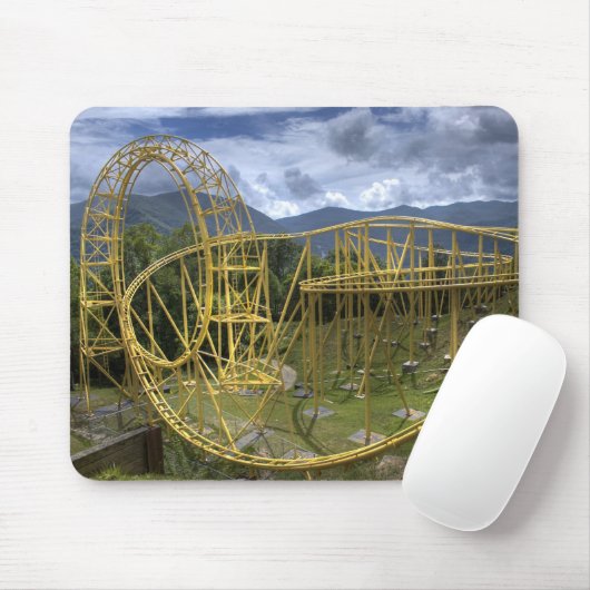 "Mountaintop Onderzetter" Mousepad Muismat (Met muis)
