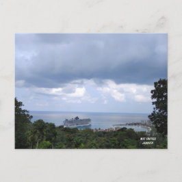 Mountaintop Uitzicht van MSC in Jamaica Briefkaart