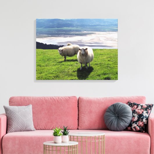 MOUNTAIRE SCHAPEN CANVAS AFDRUK (Insitu (Woonkamer))