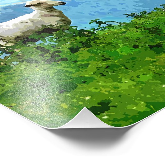 MOUNTAIRE SCHAPEN FOTO AFDRUK (Hoek)