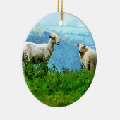 MOUNTAIRE SCHAPEN KERAMISCH ORNAMENT (Rechts)