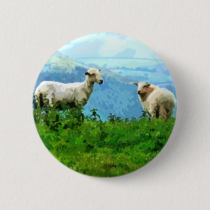 MOUNTAIRE SCHAPEN RONDE BUTTON 5,7 CM