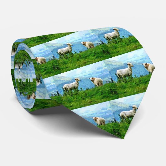 MOUNTAIRE SCHAPEN STROPDAS (Opgerold)