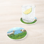 MOUNTAIRE SCHAPEN ZANDSTEEN ONDERZETTER (Zijkant)