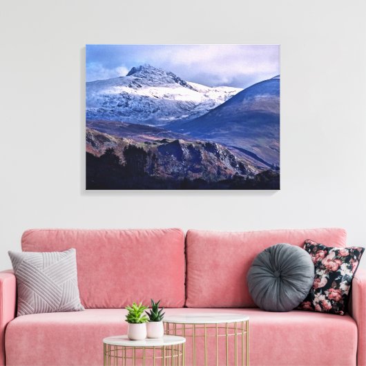 MOUNTAIRE UITZICHTEN CANVAS AFDRUK (Insitu (Woonkamer))