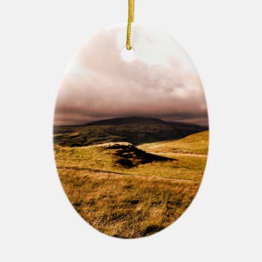 MOUNTAIRE UITZICHTEN KERAMISCH ORNAMENT (Voorkant)