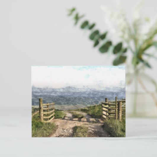 MOUNTAIRE WEG BRIEFKAART (Staand voorkant)