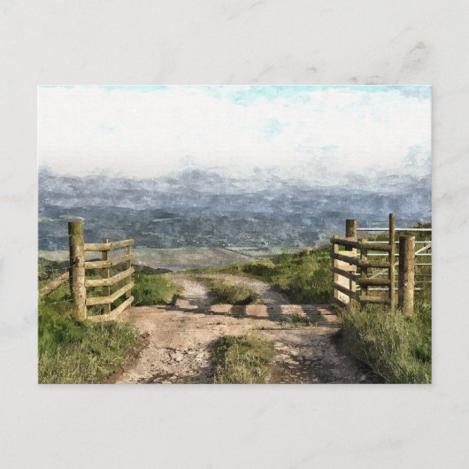 MOUNTAIRE WEG BRIEFKAART (Voorkant)