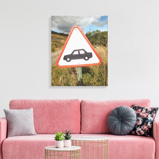 MOUNTAIRE WEG CANVAS AFDRUK (Insitu (Woonkamer))