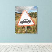 MOUNTAIRE WEG CANVAS AFDRUK (Insitu (Houten vloer))