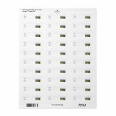 MOUNTAIRE WEG ETIKET (Full Sheet)