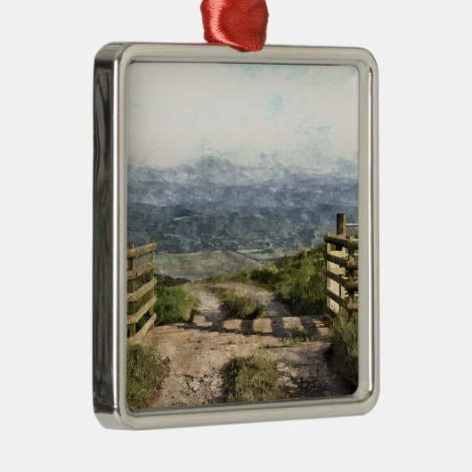 MOUNTAIRE WEG METALEN ORNAMENT (Rechts)