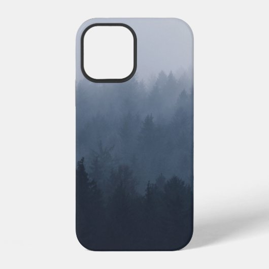 MOUNTATIE MET BOSBOUW IN DE FOG iPhone HOESJE (Achterkant)