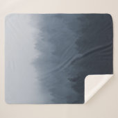 MOUNTATIE MET BOSBOUW IN DE FOG SHERPA DEKEN (Voorkant (horizontaal))