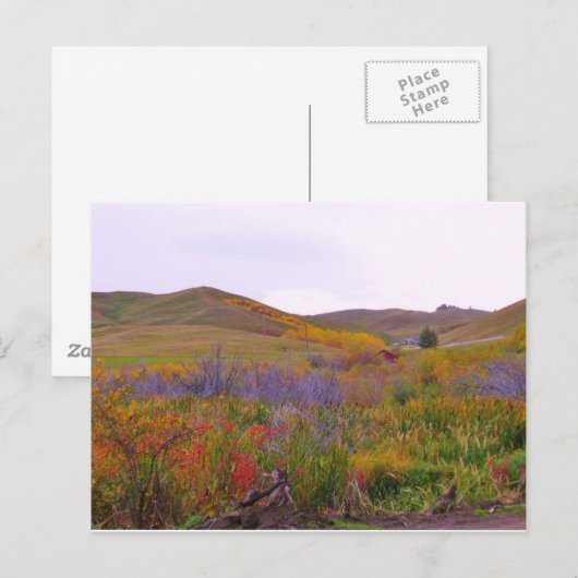 Mountiaanse kleuren briefkaart (Voorkant / Achterkant)