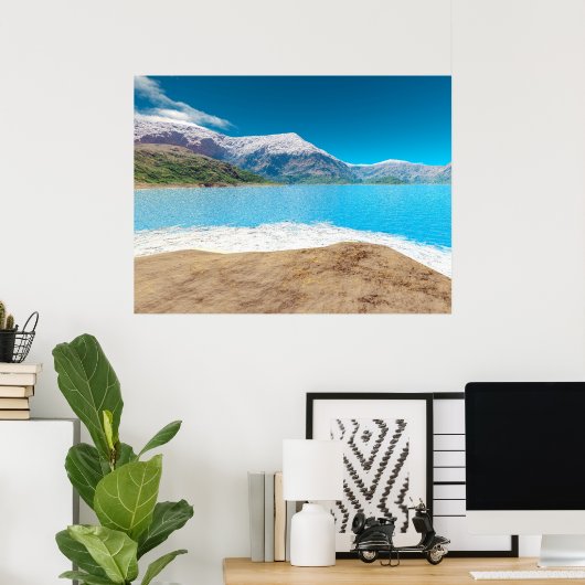 Mountian Real Estate Poster (Thuiskantoor)