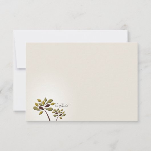 Mourant sympathie Hartelijk dank Bedankkaart (Achterkant)