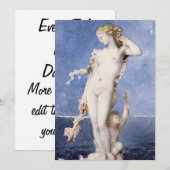 Moureau Aphrodite Geboorte van Venus Kaart (Voorkant / Achterkant)
