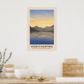 Mourne Mountains AONB Reisposter Poster (Keuken)