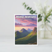 Mourne Mountains Noord-Ierland Reizen Briefkaart (Staand voorkant)