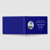 Mournful, Basic Funeral Guestbook; Aangepaste foto Gastenboek (Volledig)