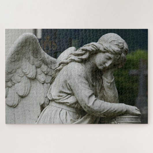 Mourning angel puzzel legpuzzel (Horizontaal)