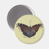 Mourning Cloak Butterfly - Nymphalis antiopa Magneet (Voorkant / Achterkant)
