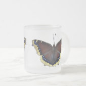 Mourning Cloak Butterfly - Nymphalis antiopa Matglas Koffiemok (Voorkant rechts)