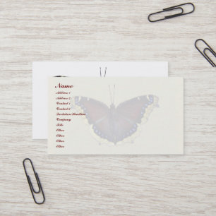 Mourning Cloak Butterfly - Nymphalis antiopa Visitekaartje