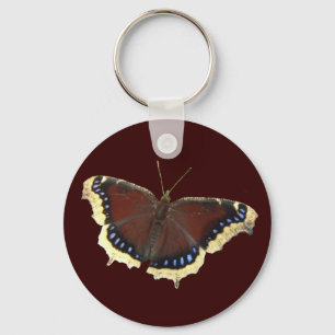 Mourning Cloak butterfly ~ sleutelhanger