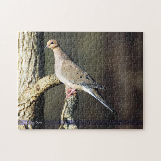 Mourning Dove Bird Puzzle Legpuzzel (Horizontaal)