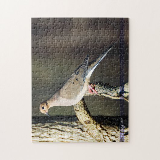 Mourning Dove Bird Puzzle Legpuzzel (Verticaal)