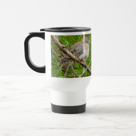 Mourning Dove Bird Travel Mug Reisbeker (Links)