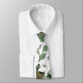 Mourning Dove Birds Flowers Audubon Wildlife Strop Stropdas (Gebonden)