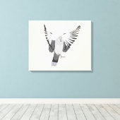Mourning Dove Canvas Afdruk (Insitu (Houten vloer))