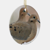 Mourning dove foto keramisch ornament (Rechts)