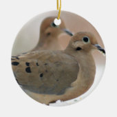 Mourning dove foto keramisch ornament (Voorkant)