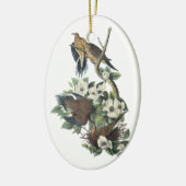 Mourning Dove, John Audubon Keramisch Ornament (Links)