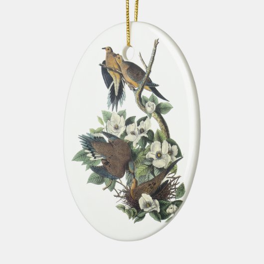 Mourning Dove, John Audubon Keramisch Ornament (Links)