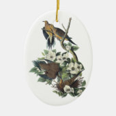 Mourning Dove, John Audubon Keramisch Ornament (Voorkant)