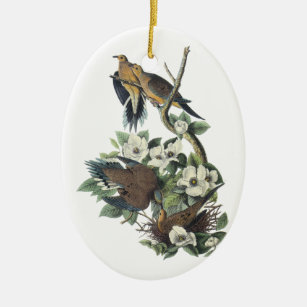 Mourning Dove, John Audubon Keramisch Ornament